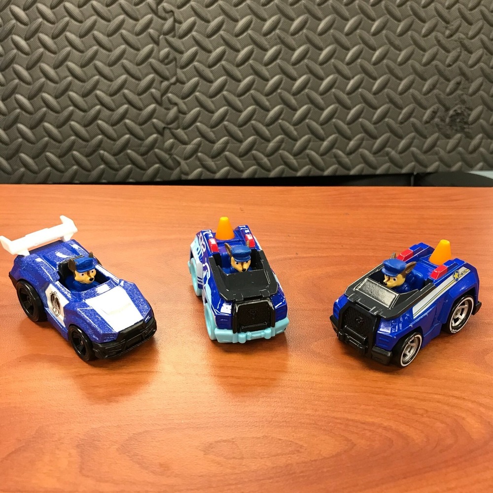3 Paw Patrol dicast vehicles